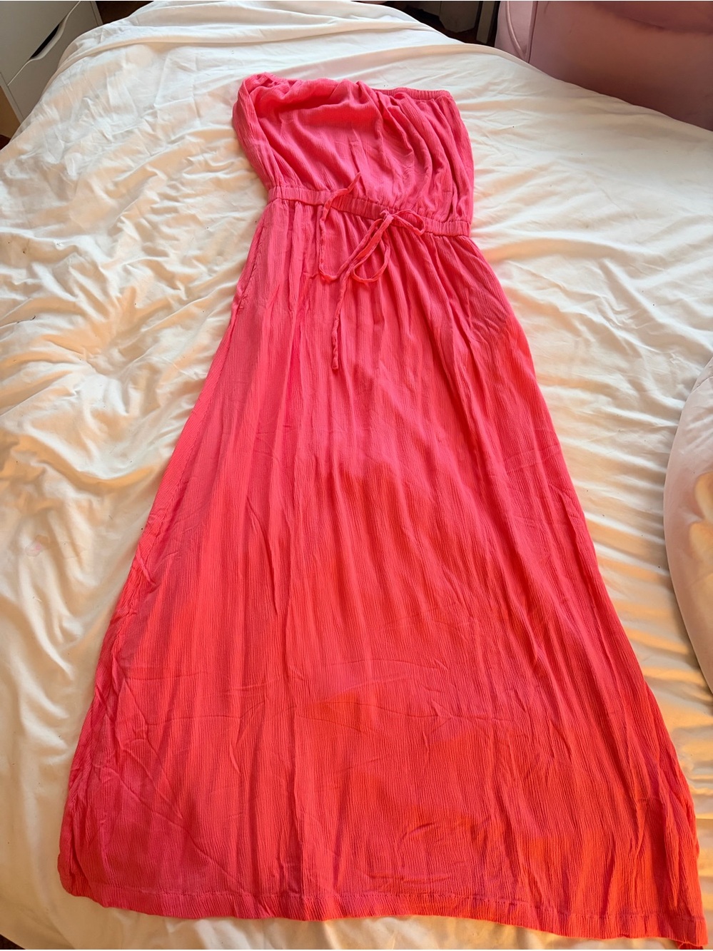 Lascana for Victoria’s Secret Women's Coral Pink Maxi Dress - Size 4